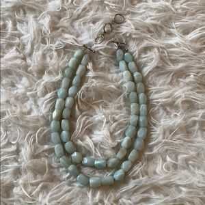Glass beaded necklace
